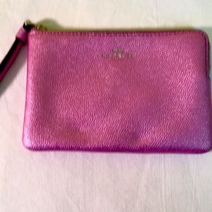 Coach wristlet pink nwot
